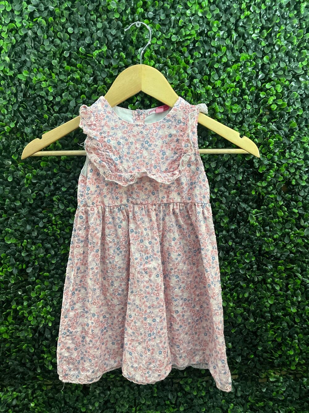 Penelope Mack, Girls Floral Pink Dress, Size 4T